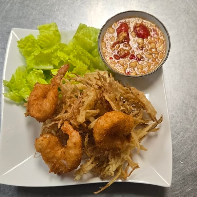 Fried Papaya Salad.