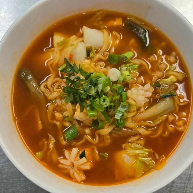 Korean Noodle Soup.
